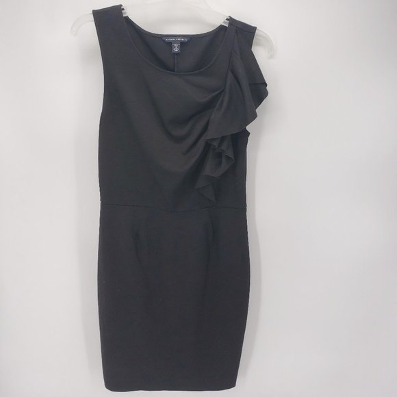 banana republic black sleeveless dress